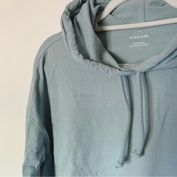 Everlane The Retro Jersey Short and Hoodie Set in Mazarine Blue - Picture 4 of 6